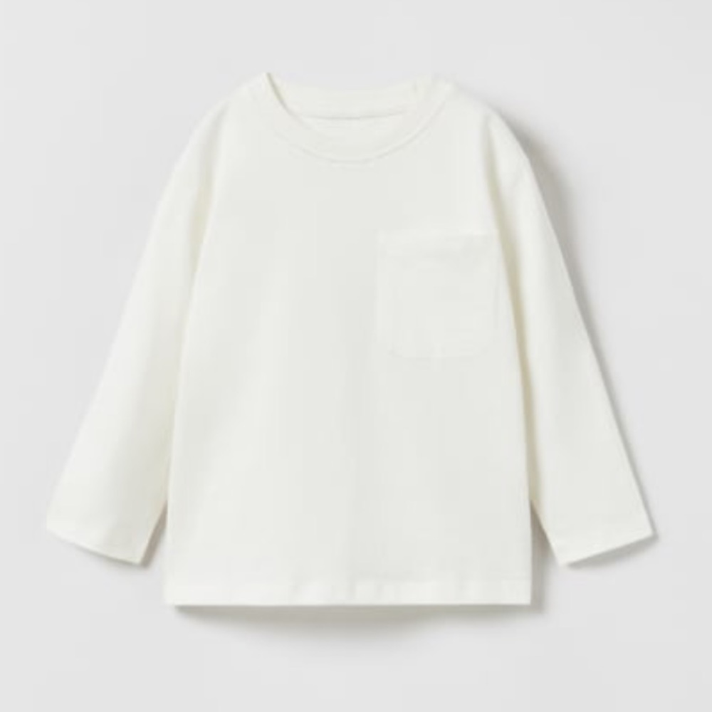 ZARA KIDS Pocket Long Sleeve Shirt